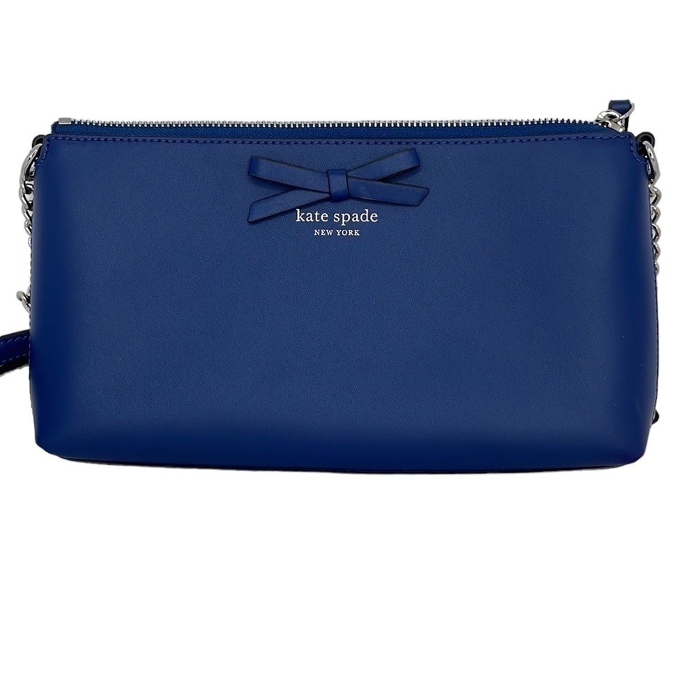 Kate Spade Blue Leather Purse Shoulder Strap Declan Sawyer Street NWT